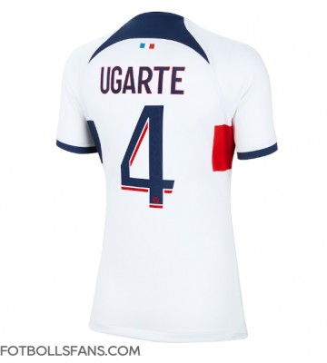 Paris Saint-Germain Manuel Ugarte #4 Replika Bortatröja Damer 2023-24 Kortärmad